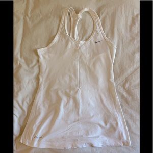 Nike white tank top